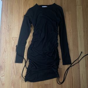 Velvet torch | cinch side bodycon dress